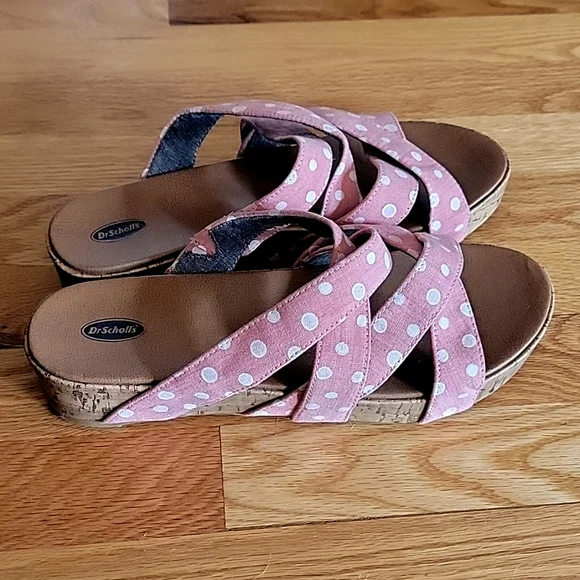 Dr. SCHOLL'S Freshen Polka Dot Strappy Sandals - Picture 2 of 9
